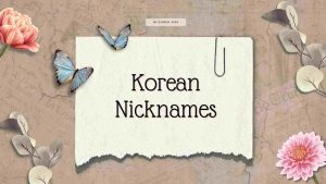Read more about the article 250+ Cool and Unique Korean Nicknames-AestheticNames